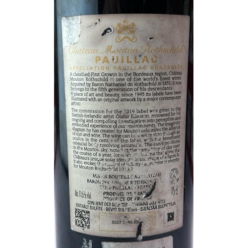 345 - 2019 CH�TEAU MOUTON ROTHSCHILD, PAUILLAC, BORDEAUX / RRP �2750.00 / NEW SEE IMAGES  / H72