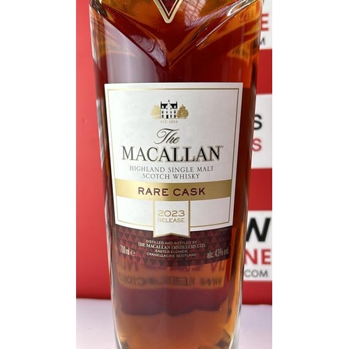 351 - MACALLAN RARE CASK WHISKY 2023 70CL / RRP �300.00 / NEW SEE IMAGES / H72