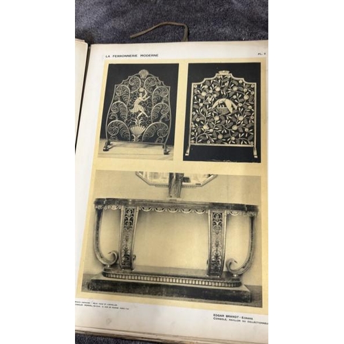 37 - X7 VINTAGE REFERENCE BOOKS SUBJECTS INCLUDE GOTHIC  ARCHITECTURE, WROUGHT IRONWORK AND SHOP FITTINGS... 