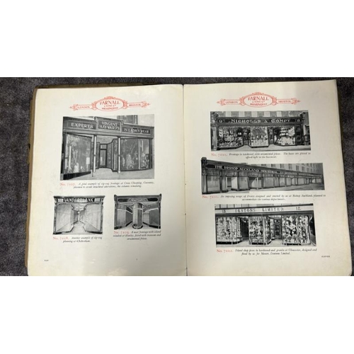 37 - X7 VINTAGE REFERENCE BOOKS SUBJECTS INCLUDE GOTHIC  ARCHITECTURE, WROUGHT IRONWORK AND SHOP FITTINGS... 