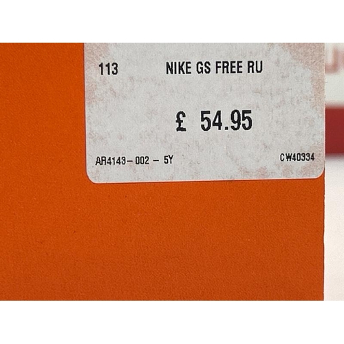 49 - YOUTH NIKE FREE RN 5.0 (GS) TRAINERS UK4 / E69