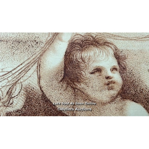 5 - Francesco Bartolozzi, after Guercino, two framed and glazed sepia engravings including 