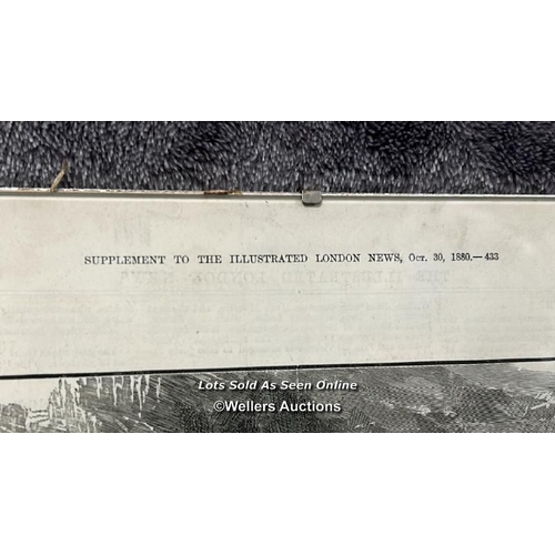 23 - Ballooning interest - Two Illustrated London News supplement pages 1880 and 1885 / AN2