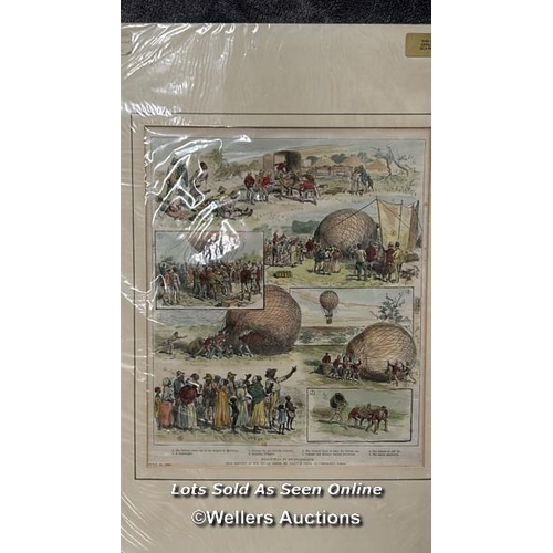 23 - Ballooning interest - Two Illustrated London News supplement pages 1880 and 1885 / AN2