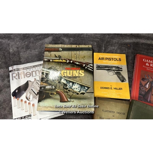 27 - Assorted gun themed books and magazines / AN3