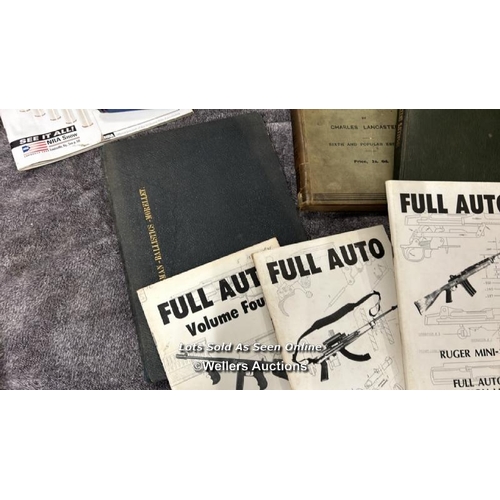 27 - Assorted gun themed books and magazines / AN3