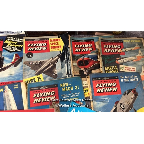 30 - Assorted airforce, WWII and aviation related books and magazines including 1950's & 60's Royal Airfo... 