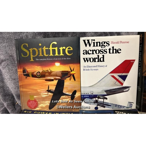 30 - Assorted airforce, WWII and aviation related books and magazines including 1950's & 60's Royal Airfo... 