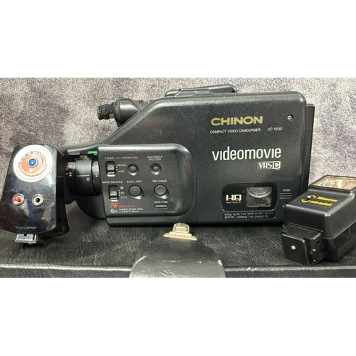 49 - Vintage Eumig cine projector model 600D and Chinon video camera, both untested / AN7