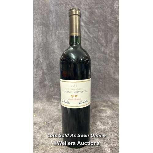 56 - A bottle of Chateau Potensac 1986, 75cl, 12.5% vol with a bottle of Gallo Family Northern Sonoma Cab... 