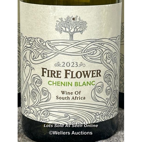 57 - Three bottles of Fire Flower Chenin Blanc 2023, 750ml, 12.5% vol / AN8