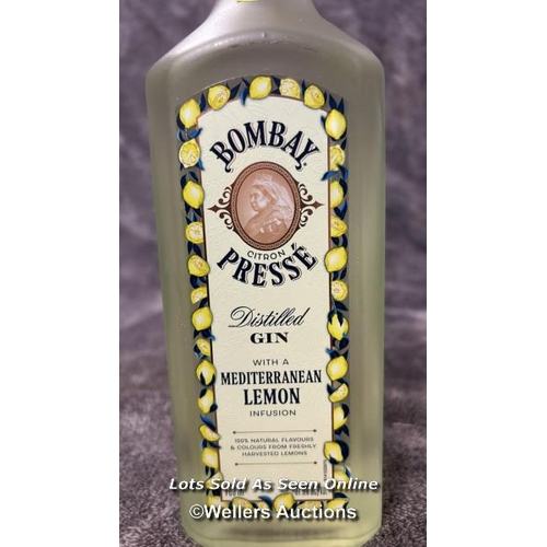 63 - Bombay Citron Presse Lemon Gin, 700ml, 37.5% vol and Pimm's Sundowner, 700ml, 18% vol / AN9