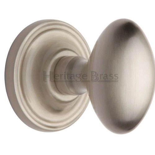 2859 - HERITAGE BRASS PASSAGE (HALL & CLOSET) DOOR KNOB / FINISH: SATIN NICKEL / RRP: 42.99 / C3