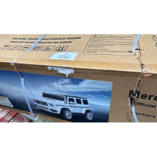 368 - CARZ 4 KIDZ MERCEDES 24V G63 XL MATTE BLACK 1 / RRP: �479 / NEW AND SEALED, MINOR BOX DAMAGE  / MA