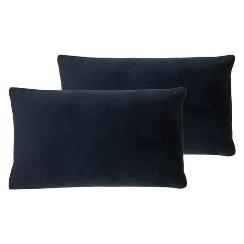 2875 - CANORA GREY STRADER LUMBAR CUSHION WITH FILLING / COLOUR: MIDNIGHT / RRP: 22.99 / C7