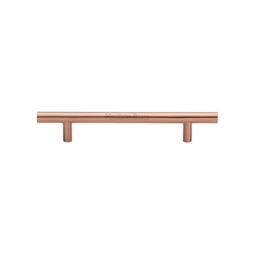 2885 - HERITAGE BRASS CABINET BAR HANDLE / SIZE: 1.1CM X 22.4CM, FINISH: SATIN ROSE GOLD / RRP: 11.99 / C10