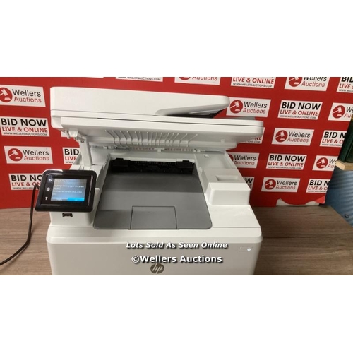 2828 - HP M283FDW COLOUR LASERJET PRO PRINTER / POWERS UP / MINIMAL SIGNS OF USE / SEE IMAGES