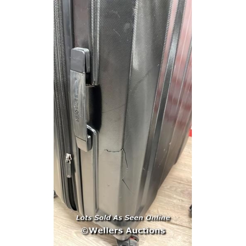 2996 - SAMSONITE ENDURE 2PC. HARDSIDE LUGGAGE SET / SIGNS OF USE / BOTH CASES CRACKED / COMBINATION LOCKED ... 