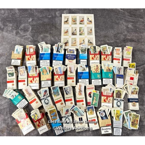 77 - A large collection of Brooke Bond tea cards in cigarette boxes, including some complete sets and spa... 