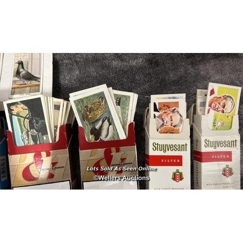 77 - A large collection of Brooke Bond tea cards in cigarette boxes, including some complete sets and spa... 