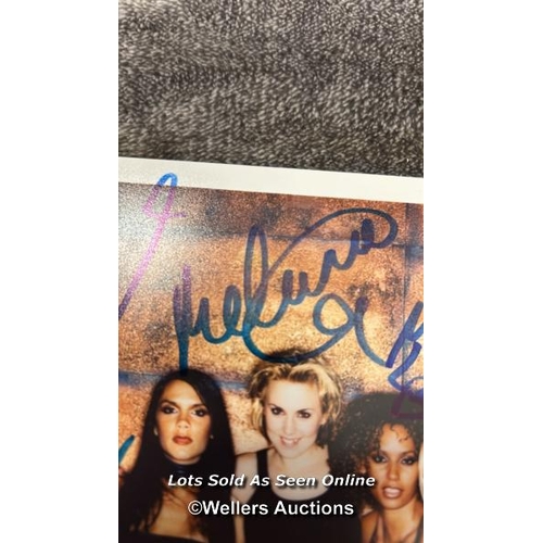 79 - A Virgin records promotional photo signed by four of The Spice Girls / AN11