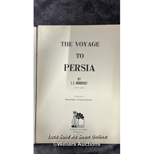 81 - The Voyage to Persia hardback art book with illustrations by L.E. Duhousset (1858 - 1860) and publis... 