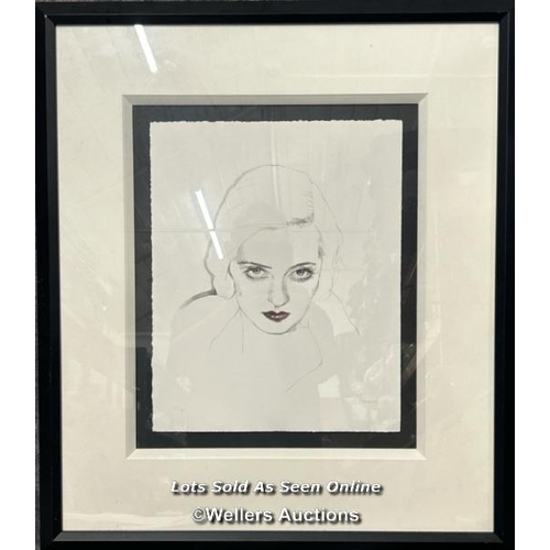 84 - Laura Tinald - A fine art print of Betty Davis entitled 