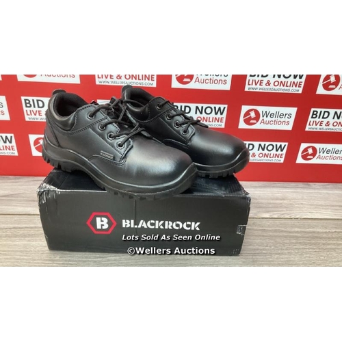 2057 - BLACKROCK S3 SRC ULTIMATE SAFETY SHOES, WATER RESISTANT SAFETY SHOES, MENS WOMENS BLACK STEEL TOE CA... 