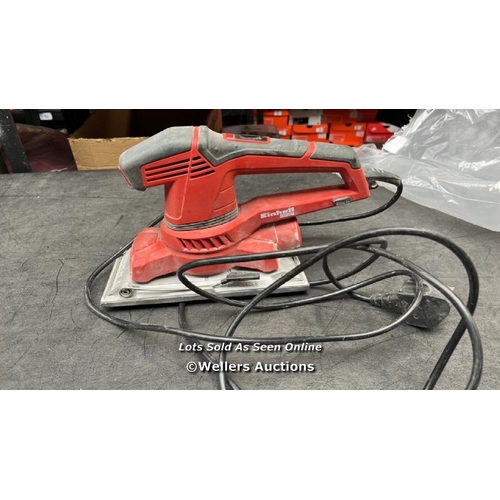 2087 - EINHELL 4460620 TE-OS 2520 E ELECTRIC ORBITAL SANDER| 230 X 115MM ORBIT SANDER WITH SPEED CONTROL, 1... 