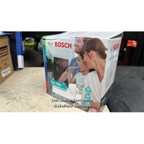 2108 - BOSCH BATHROOM EXTRACTOR FAN 1500 W 100 - FOR VENTILATION IN BATHROOM AND TOILET AGAINST MOISTURE AN... 