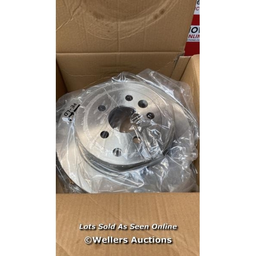 2124 - BOSCH BD1372 BRAKE DISCS - FRONT AXLE - ECE-R90 CERTIFIED - 1 SET OF 2 DISCS / APPEARS NEW, OPEN BOX... 