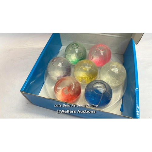 2145 - TICKIT 92098 SENSORY RAINBOW GLITTER BALL SET / G64