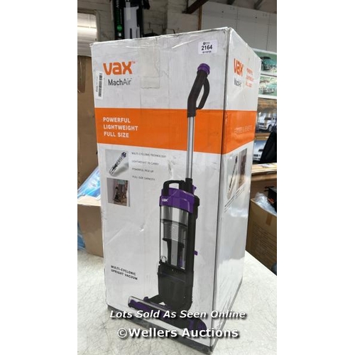 2164 - VAX MACH AIR VACUUM CLEANER  / G67