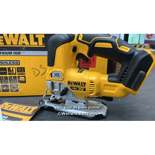 2197 - DEWALT DCS334N-XJ CORDLESS JIGSAW - XR 18V BRUSHLESS YELLOW - BARE UNIT / G61