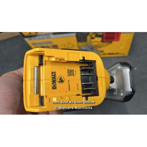 2197 - DEWALT DCS334N-XJ CORDLESS JIGSAW - XR 18V BRUSHLESS YELLOW - BARE UNIT / G61