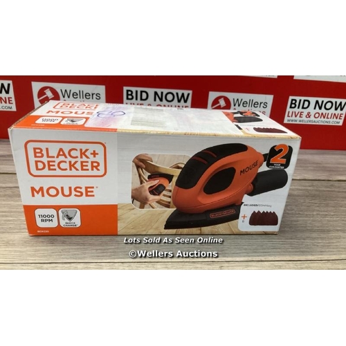 2246 - BLACK+DECKER 55W MOUSE DETAIL SANDER / G75