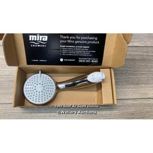 2267 - MIRA SHOWERS ZEST UNIVERSAL 90MM 4-SPRAY SHOWER HEAD - CHROME / G69