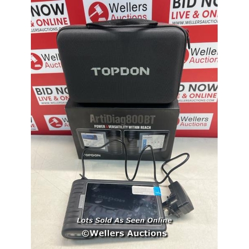 2282 - TOPDON ARTIDIAG800BT CAR DIAGNOSTIC TOOL WITH ALL SYSTEMS DIAGNOSIS, OBD2 SCANNER WITH 28 MAINTECE S... 