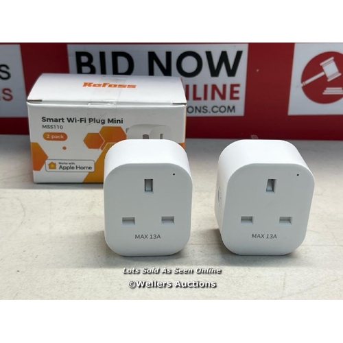 2284 - SMART PLUG WORKS WITH ALEXA, APPLE HOMEKIT SIRI, GOOGLE HOME - REFOSS WIFI PLUG ALEXA SMART SOCKETS ... 