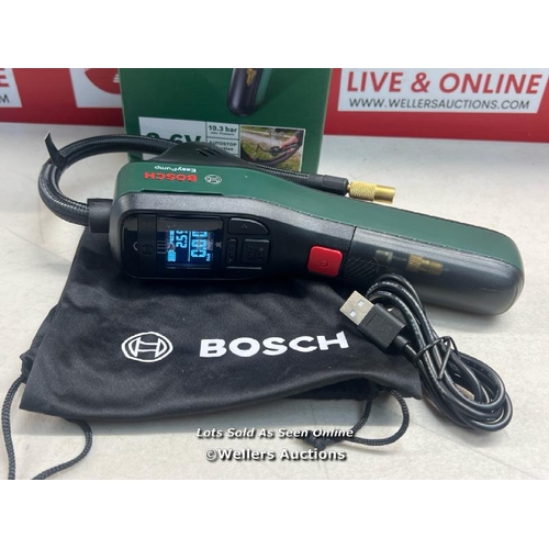 2300 - BOSCH ELECTRIC BIKE PUMP, PORTABLE AIR PUMP, CORDLESS TYRE INFLATOR EASYPUMP (3.0 AH BATTERY, 3.6 VO... 