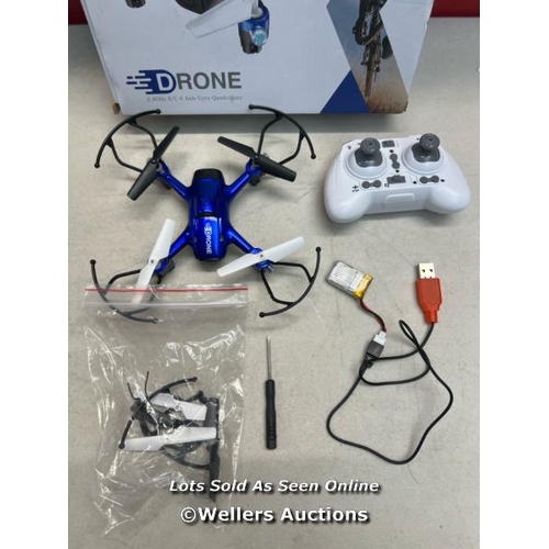 2317 - WIPKVIEY T16 MINI DRONE FOR KIDS WITH INDOOR, RC DRONE FOR BEGINNERS WITH LIGHTS, QUADCOPTER WITH AL... 