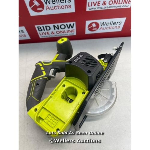 2322 - RYOBI R18CSP-0 18V ONE+ CORDLESS 150MM CIRCULAR SAW (BARE TOOL), YELLOW / SIGNS OF USE / H17