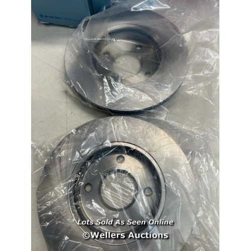 2326 - BLUE PRINT ADM54391 BRAKE DISC SET (2 BRAKE DISC) FRONT, INTERNALLY VENTILATED, NO. OF HOLES 4 / APP... 