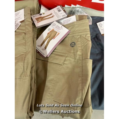 2358 - 5X LADIES NEW MONDETTA LINED CARGO PANTS / MIXED SIZES / A35