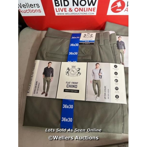 2370 - 5X GENTS NEW ENGLISH LAUNDRY TROUSERS / MIXED SIZES / A37