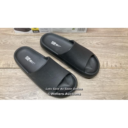 2376 - 32* DEGREE COOL UNISEX CUSHION SLIDES / UK SMALL / A37