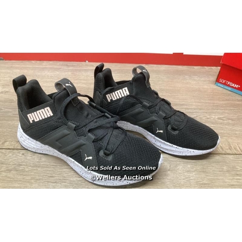 2377 - LADIES NEW PUMA BLACK TRAINERS / UK 5.5 / A37