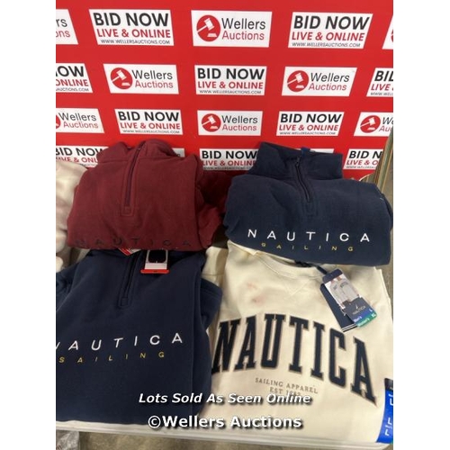 2447 - SELECTION OF LADIES NEW NAUTICA JUMPERS / MIXED SIZES / SOME WITH MARKS / B7