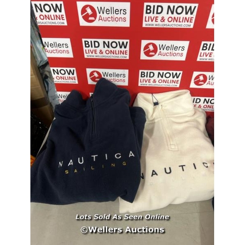 2447 - SELECTION OF LADIES NEW NAUTICA JUMPERS / MIXED SIZES / SOME WITH MARKS / B7