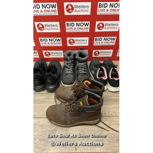 2490 - SELECTION OF NEW AND PRE OWNED SHOES INCL. DEWALT, PUMA AND SKECHERS / ODD / B10